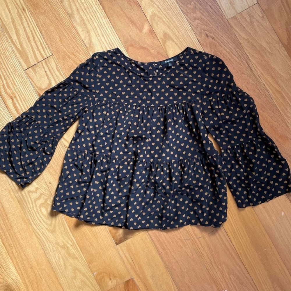 Madewell Silk Blouse Sz XS